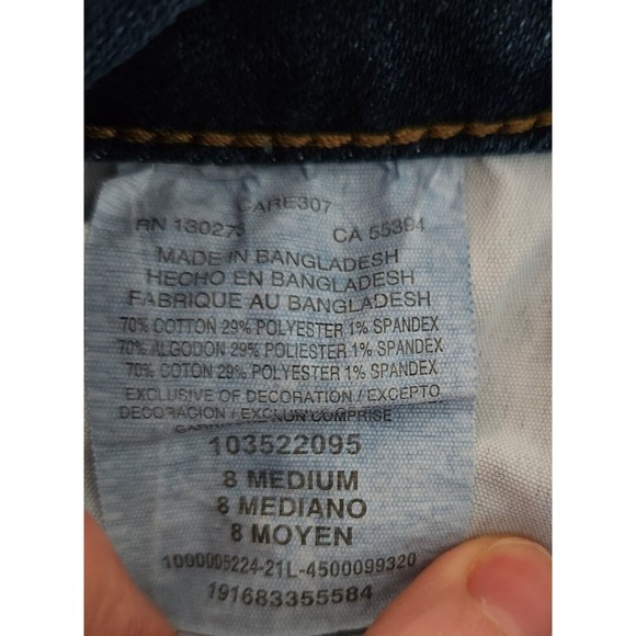 Lee Jeans Women Size 8 Regular Fit Straight Leg Mid Rise Stretch - Picture 5 of 5
